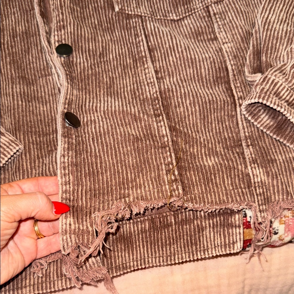 VICI brownish/mauve Corduroy Jacket - Picture 4 of 4